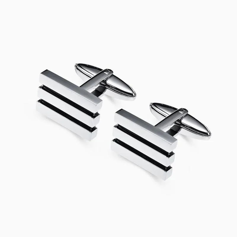 Riblor Otello Cufflinks in Stainless Steel RCL1-OSS