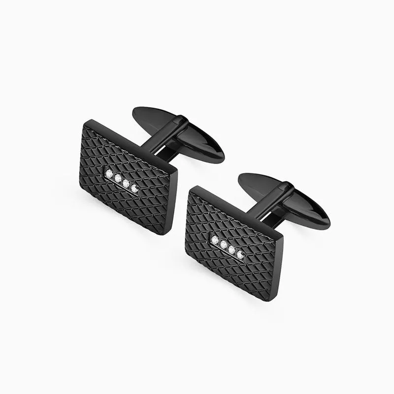 Riblor Renzo Cufflinks in Stainless Steel RCL3-RSB