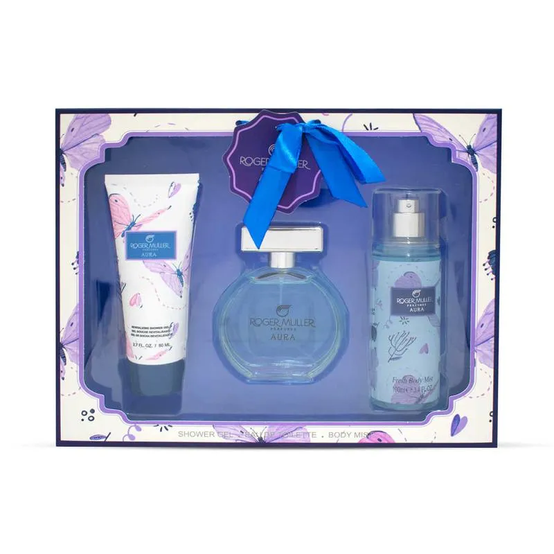 Roger Muller Perfumes Aura EDT For Women 50ML Set