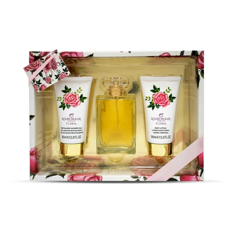 Roger Muller Perfumes Floral EDT For Women 50ML Set