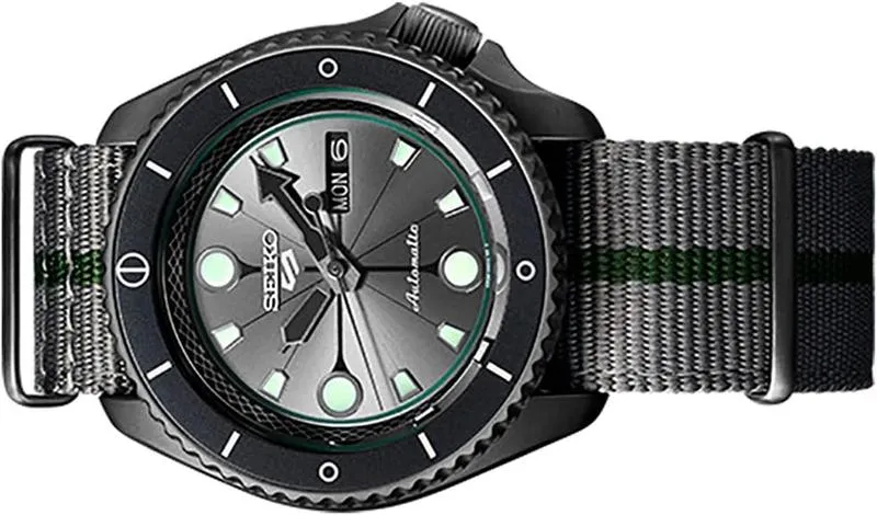 SEIKO Limited Edition Automatic 5 Sports WATCH Srpf75K1, Gray