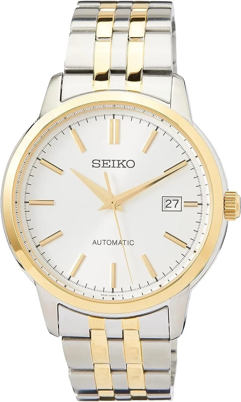 SEIKO Men Analog Automatic WATCH with Stainless Steel Strap SRPH92K1, Silver