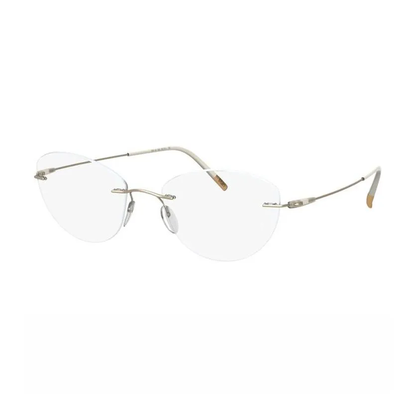 SILHOUETTE Cat Eye Unisex Sunglasses Silver Frame - 5500 8540