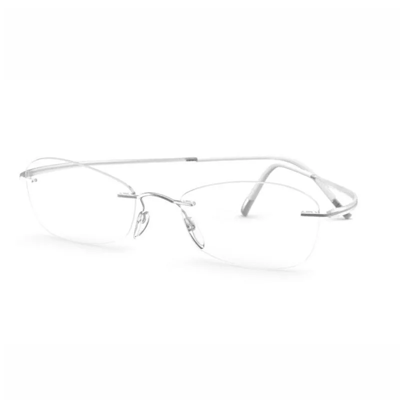 SILHOUETTE Oval Unisex Sunglasses Silver Frame - SIL 5523GS 7000
