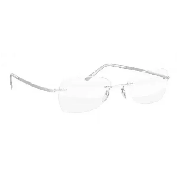 SILHOUETTE Oval Unisex Sunglasses Silver Frame - SIL4476 6050
