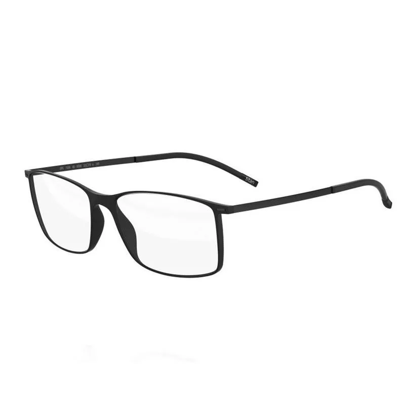 SILHOUETTE Square Unisex Sunglasses Black Frame - SIL2902 6050