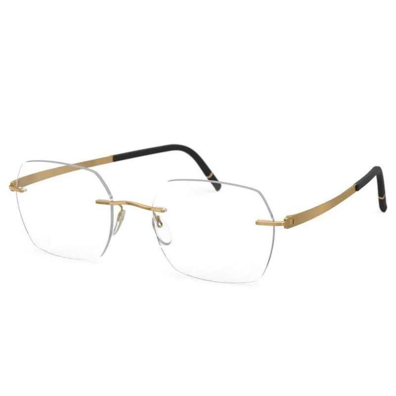 SILHOUETTE Square Unisex Sunglasses Gold Frame - SIL5529HB 7520