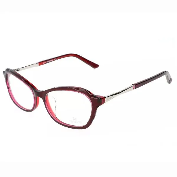 SWAROVSKI Cat Eye Women Sunglasses Red Frame - SW5157F 071
