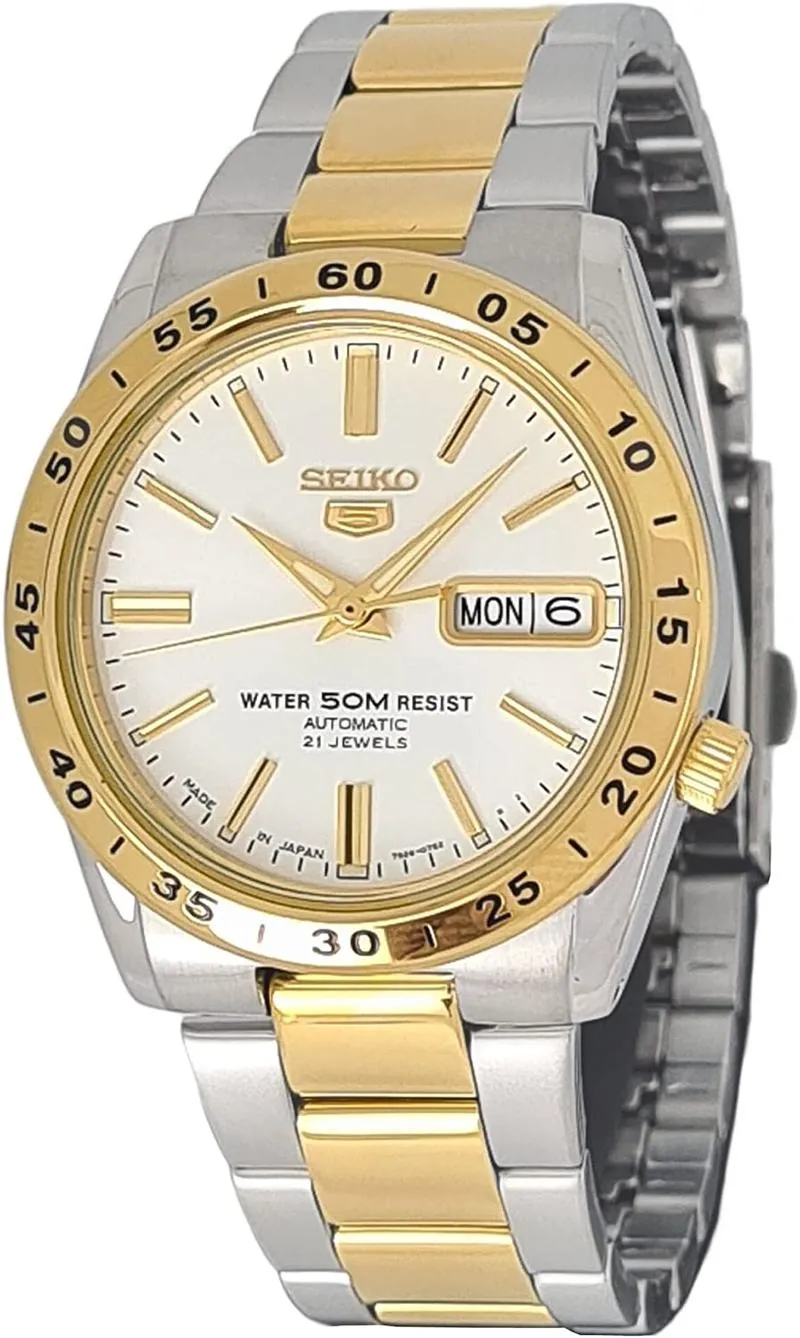 Seiko Men's Automatic Watch With Analog Display And Stainless Steel Strap Snke04J1, Silver