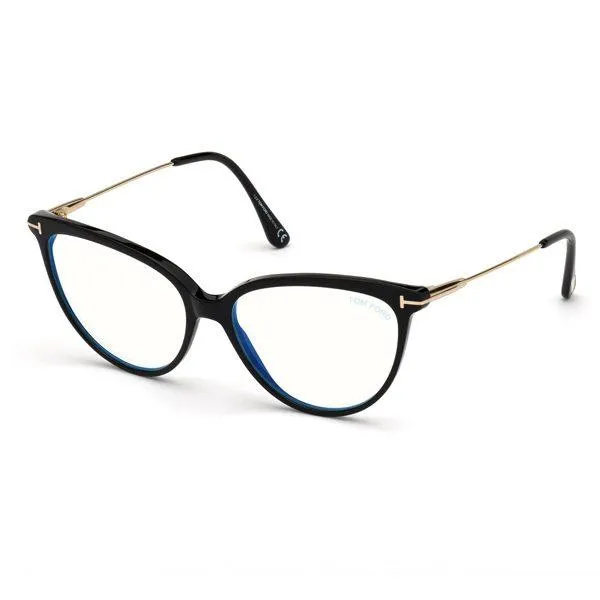 TOM FORD Eye Cat Unisex Sunglasses Black Frame - TF5688B 001