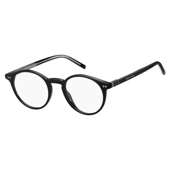 TOMMY HILFIGER Round Unisex Sunglasses Black Frame - TH1813 807