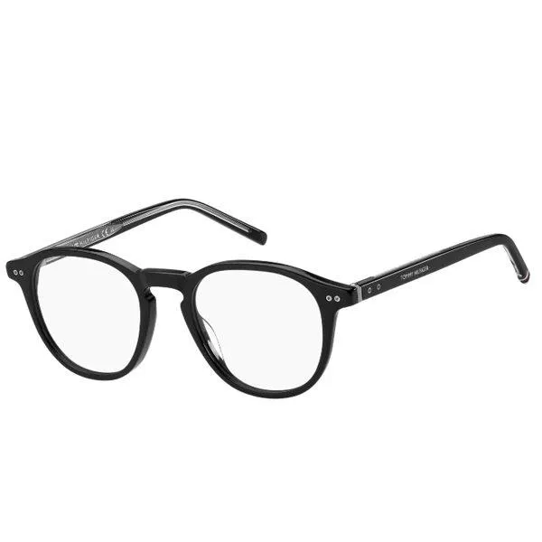 TOMMY HILFIGER Square Unisex Sunglasses Black Frame - TH1893 807