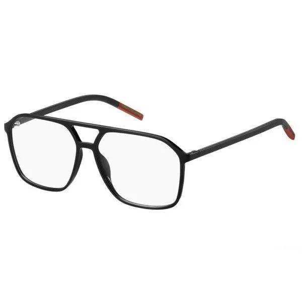 TOMMY HILFIGER Square Unisex Sunglasses Black Frame - TJ0009 807