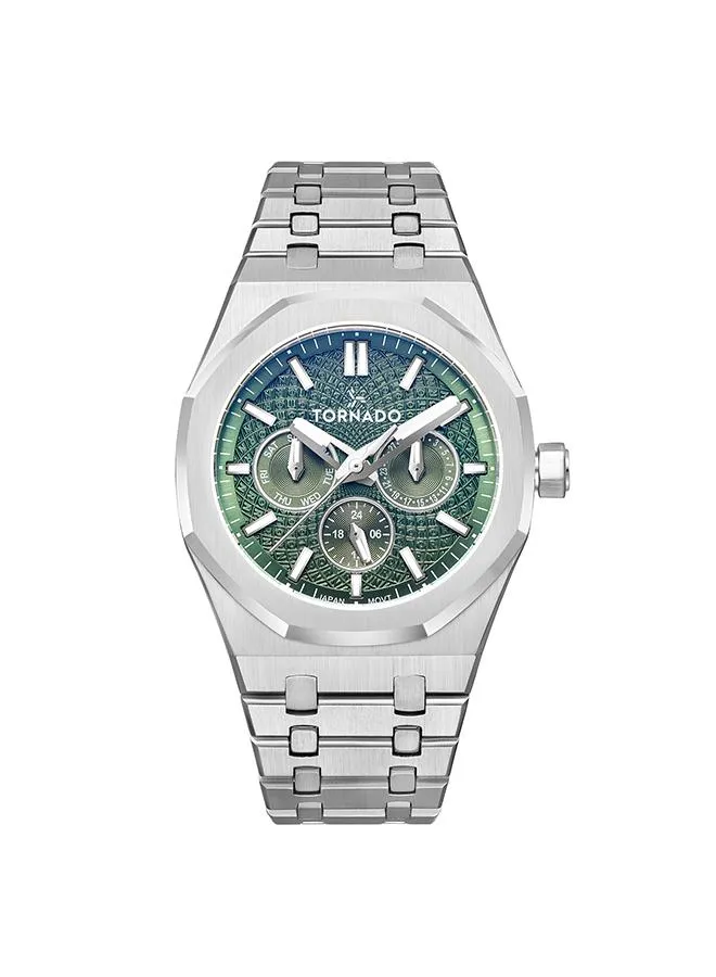 TORNADO AURORA Men's Multi Function Green Watch - T23104-SBSH