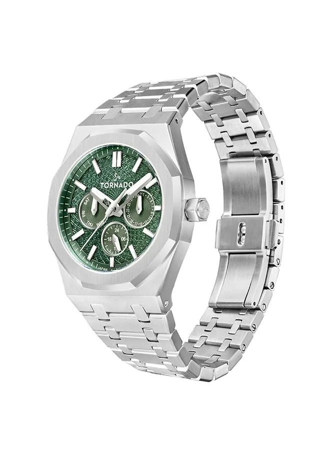TORNADO AURORA Men's Multi Function Green Watch - T23104-SBSH