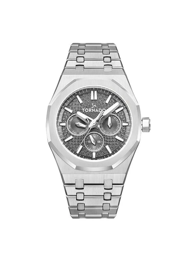 TORNADO AURORA Men's Multi Function Grey Watch - T23104-SBSX