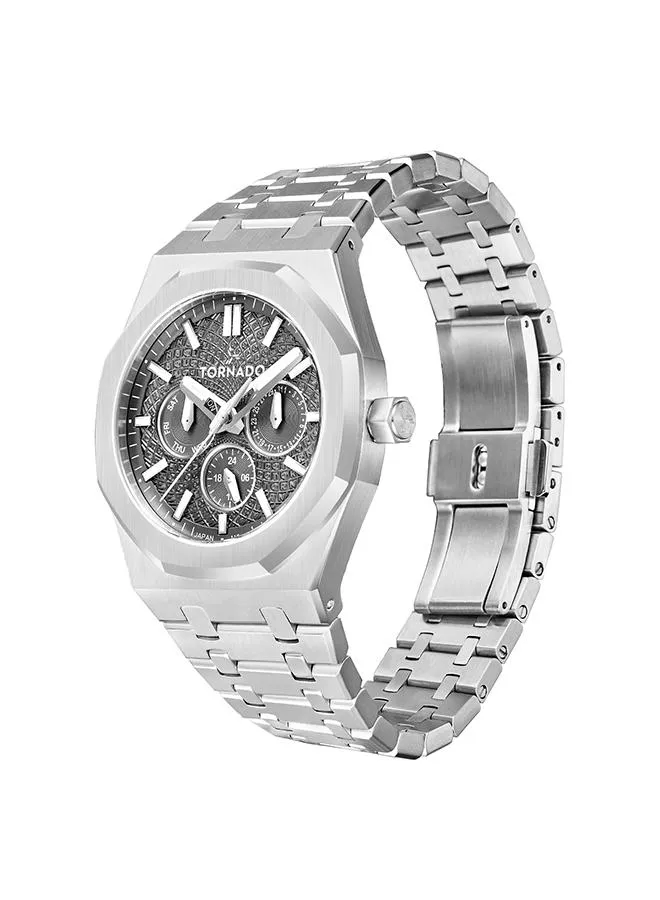 TORNADO AURORA Men's Multi Function Grey Watch - T23104-SBSX