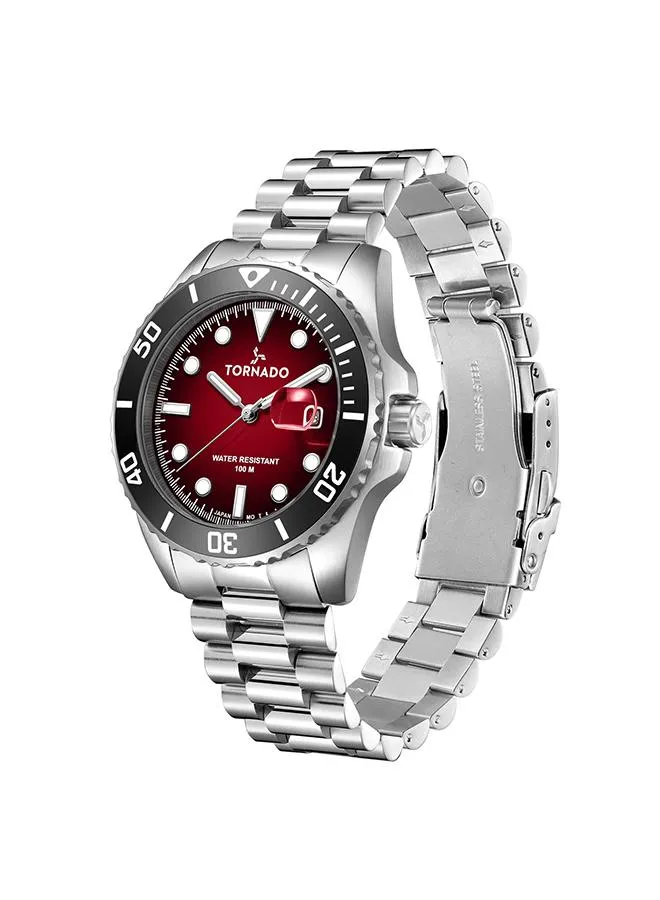 TORNADO LUMINA Men's Analog Maroon Watch - T22001-SBSMB