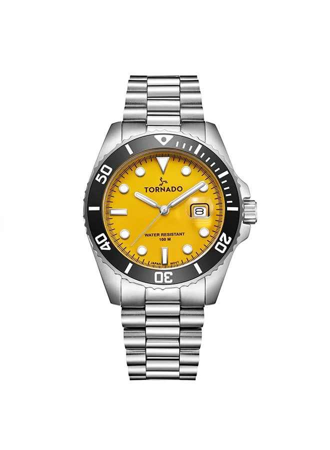TORNADO LUMINA Men's Analog Yellow Watch - T22001-SBSYB