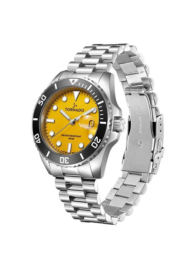 TORNADO LUMINA Men's Analog Yellow Watch - T22001-SBSYB