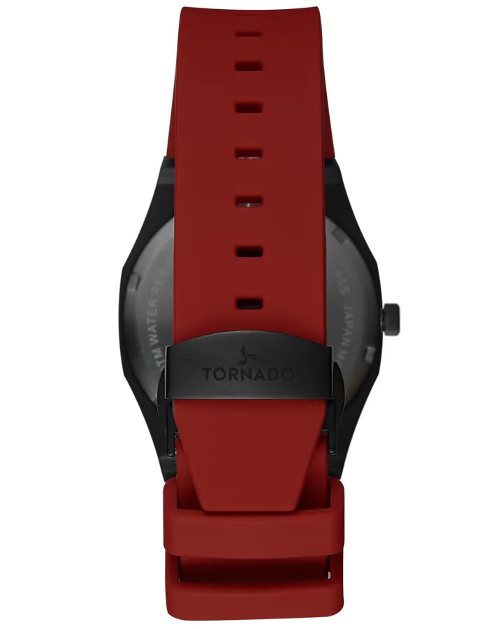 TORNADO SPECTRA Men's Analog Black Dial Watch - T22002-BSRB