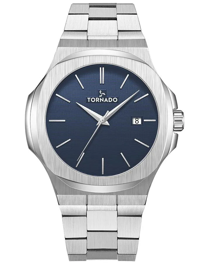 TORNADO Watch,Mens Watch's Multi-Function Blue Dial Watch - T21001-SBSL