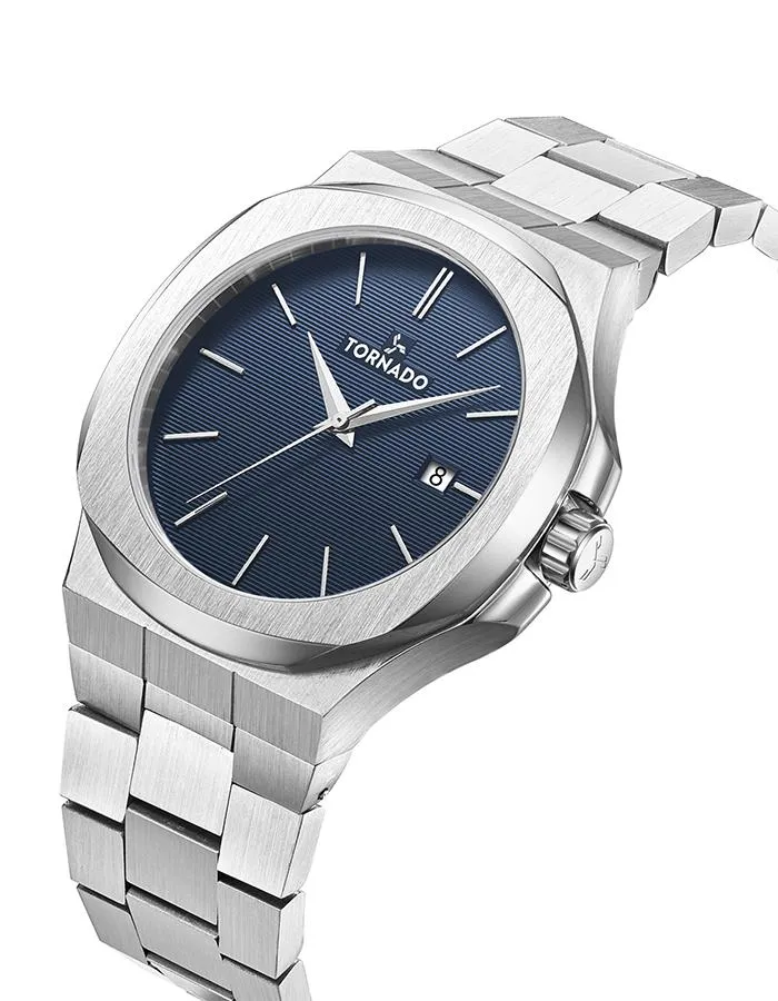 TORNADO Watch,Mens Watch's Multi-Function Blue Dial Watch - T21001-SBSL