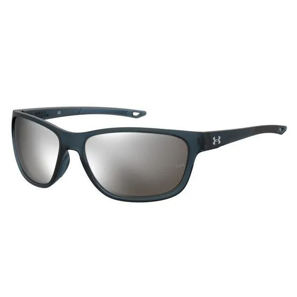UNDER ARMOUR Rectangle Unisex Sunglasses Blue Frame - T4