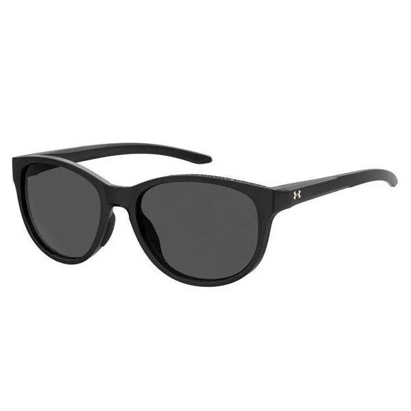 UNDER ARMOUR Square Unisex Sunglasses Black Frame - UA0014GS 807IR