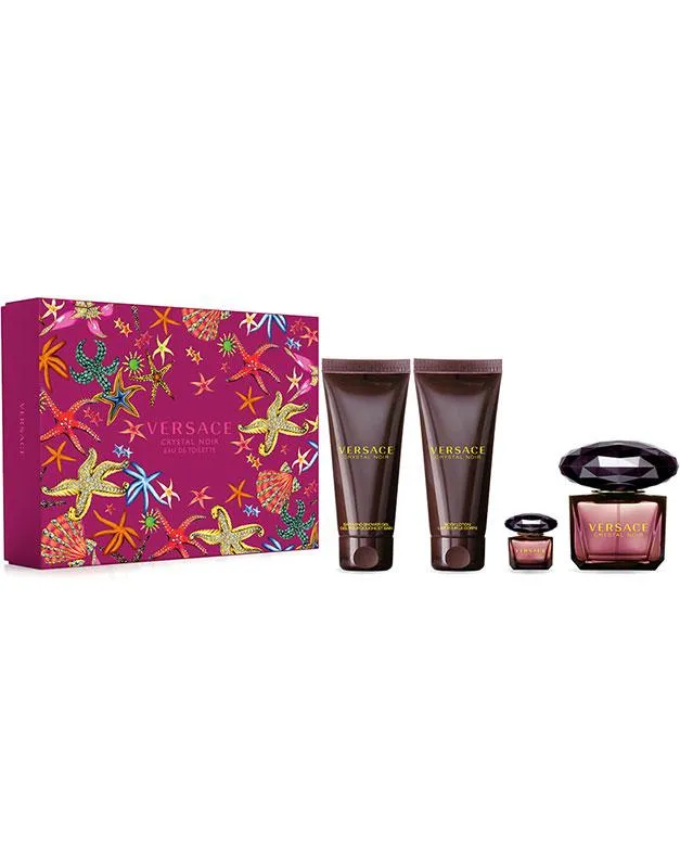 Versace Crystal Noir EDT For Women 90ML Set