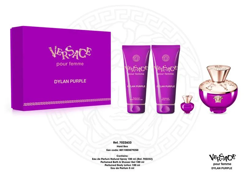 Versace Pour Femme Dylan Purple EDP For Women 100ML Set