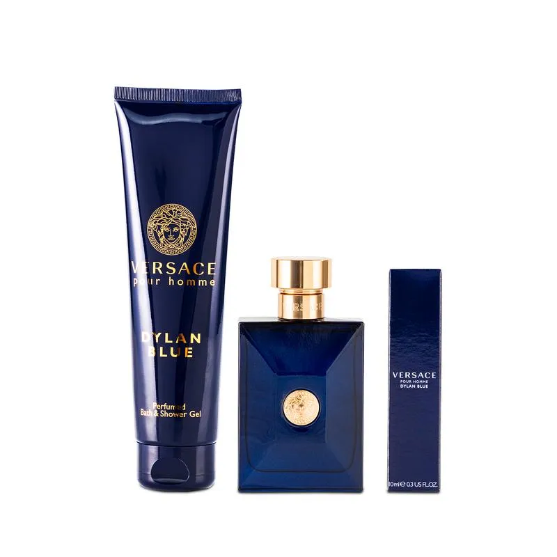 Versace Pour Homme Dylan Blue EDT For Men 100ML Set