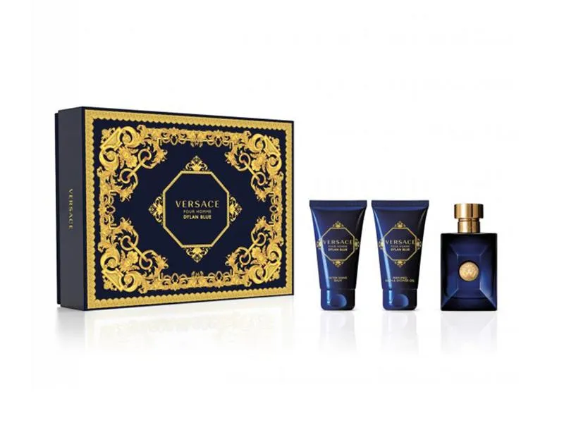 Versace Pour Homme Dylan Blue EDT For Men 50ML Set