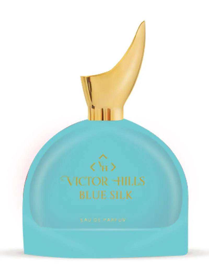 Victor Hills Blue Silk With Bag EDP For Women 100ML
