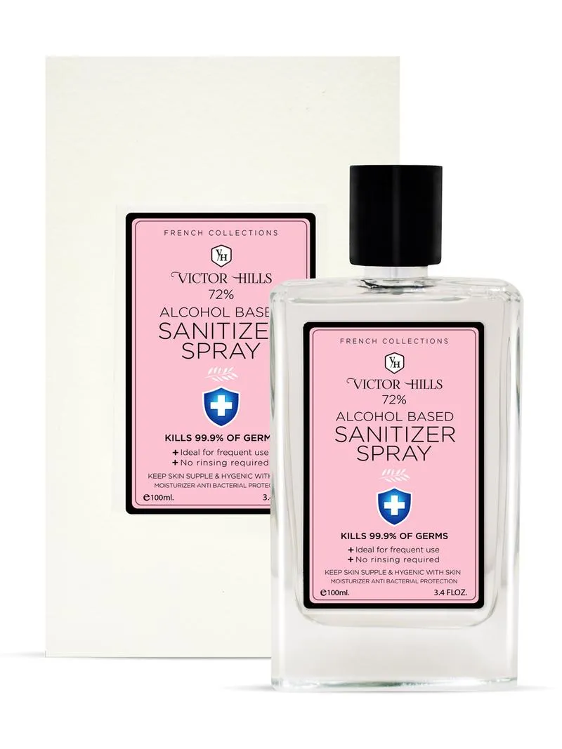 Victor Hills Pink Sanitizer Spray 100ML