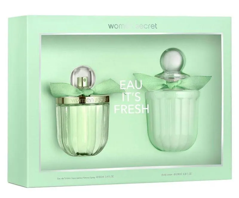 WOMEN SECRET EAU IT'S FRESH Gift Set EDT 100 ML + Body Lotion 200 ML