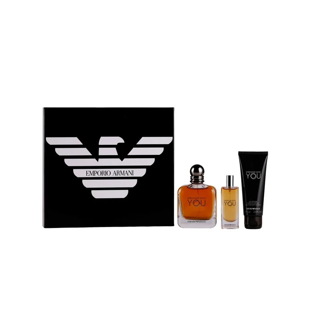 Armani Stronger With You Pour Homme Parfum For Men 100ML Set