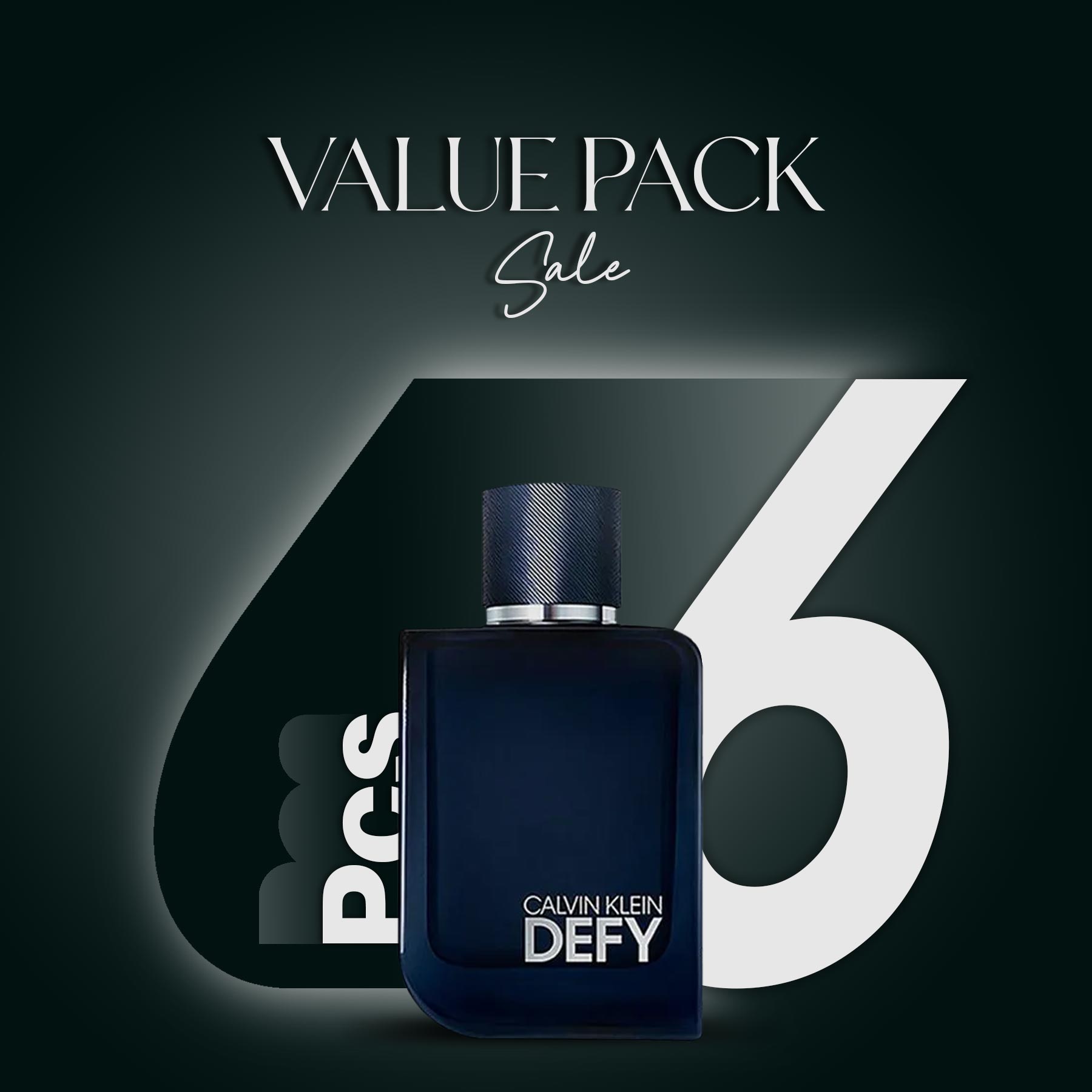 Calvin Klein Defy Parfum For Men 100ML - Value Pack