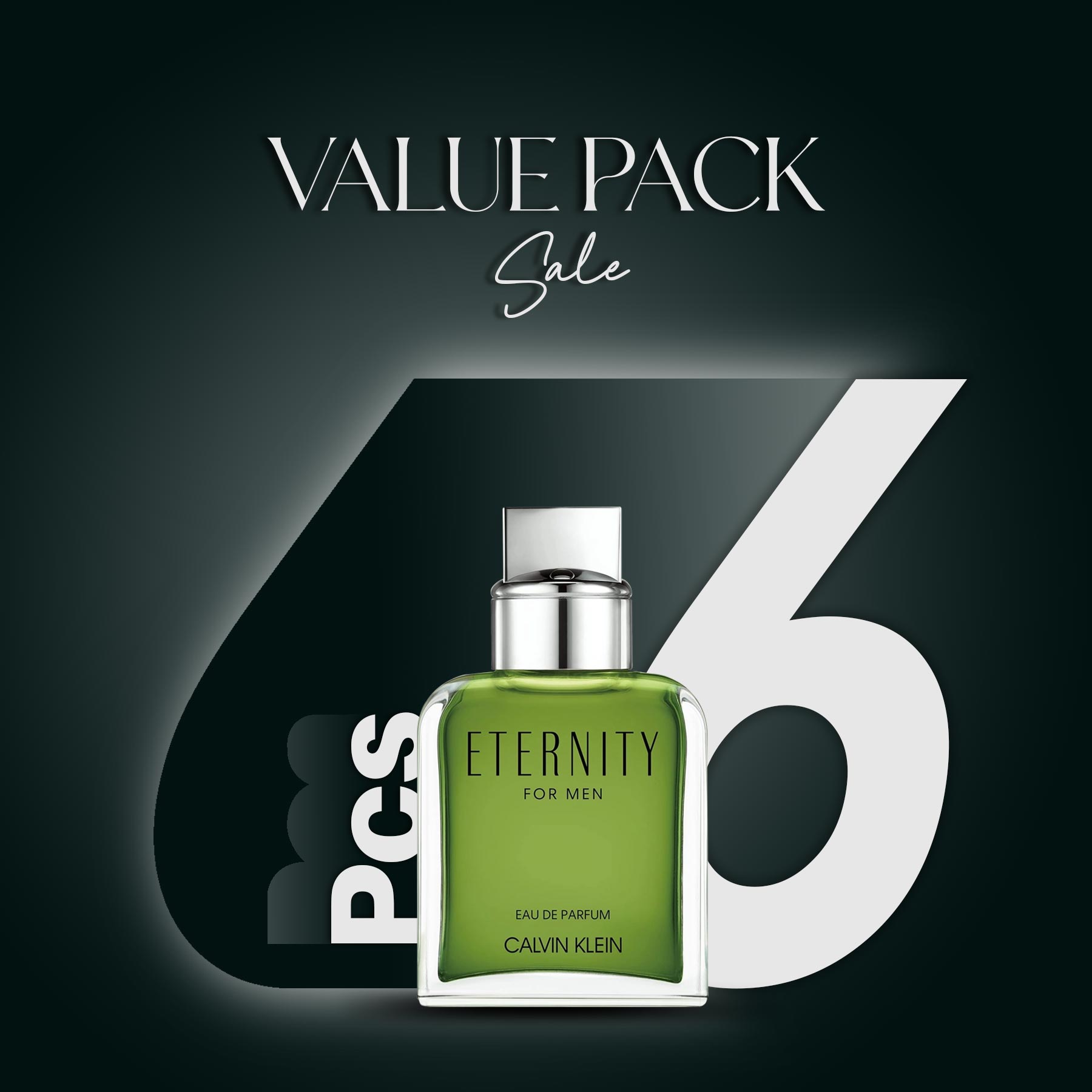 Calvin Klein Eternity EDP For Men 100ML - Value Pack