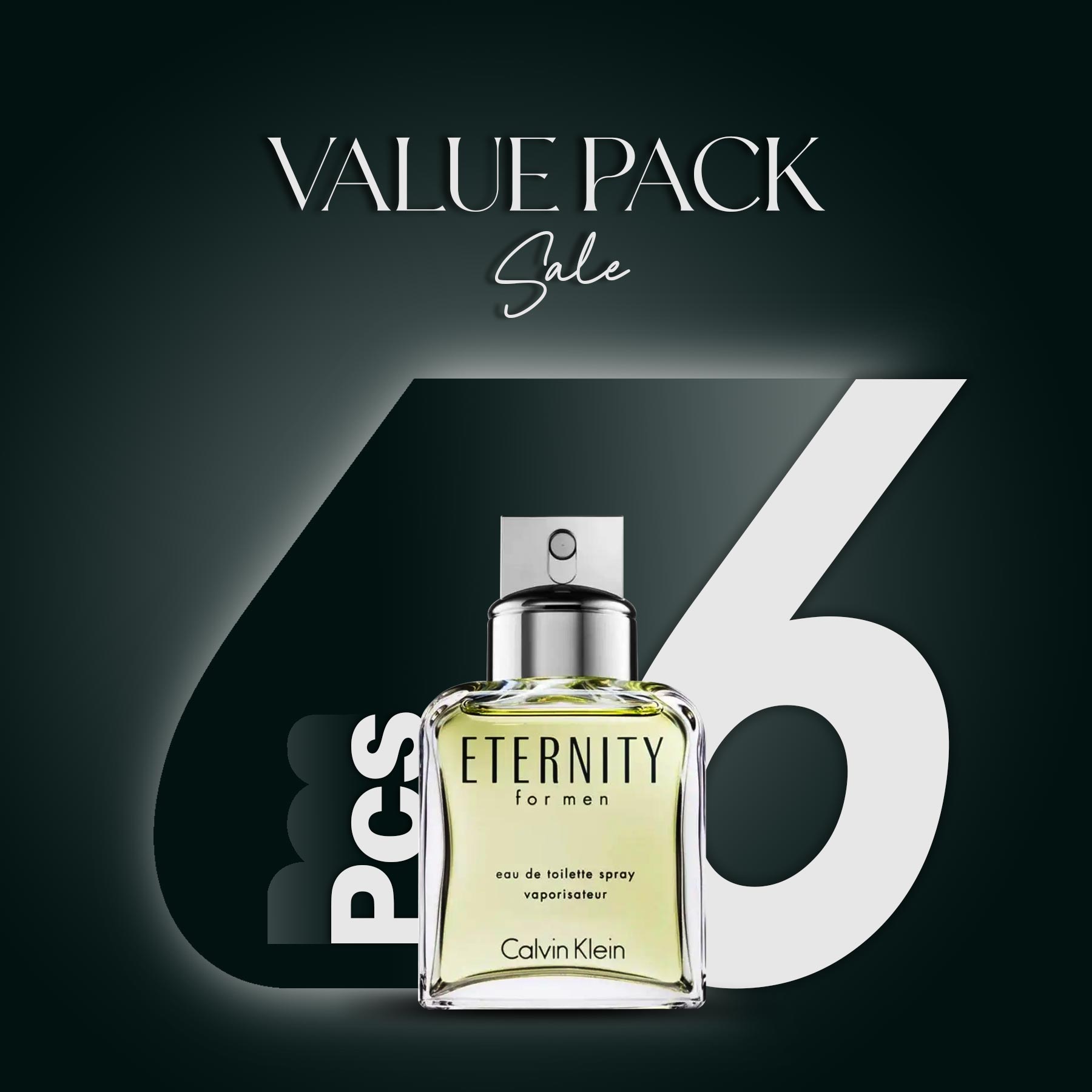 Calvin Klein Eternity EDT For Men 100ML - Value Pack