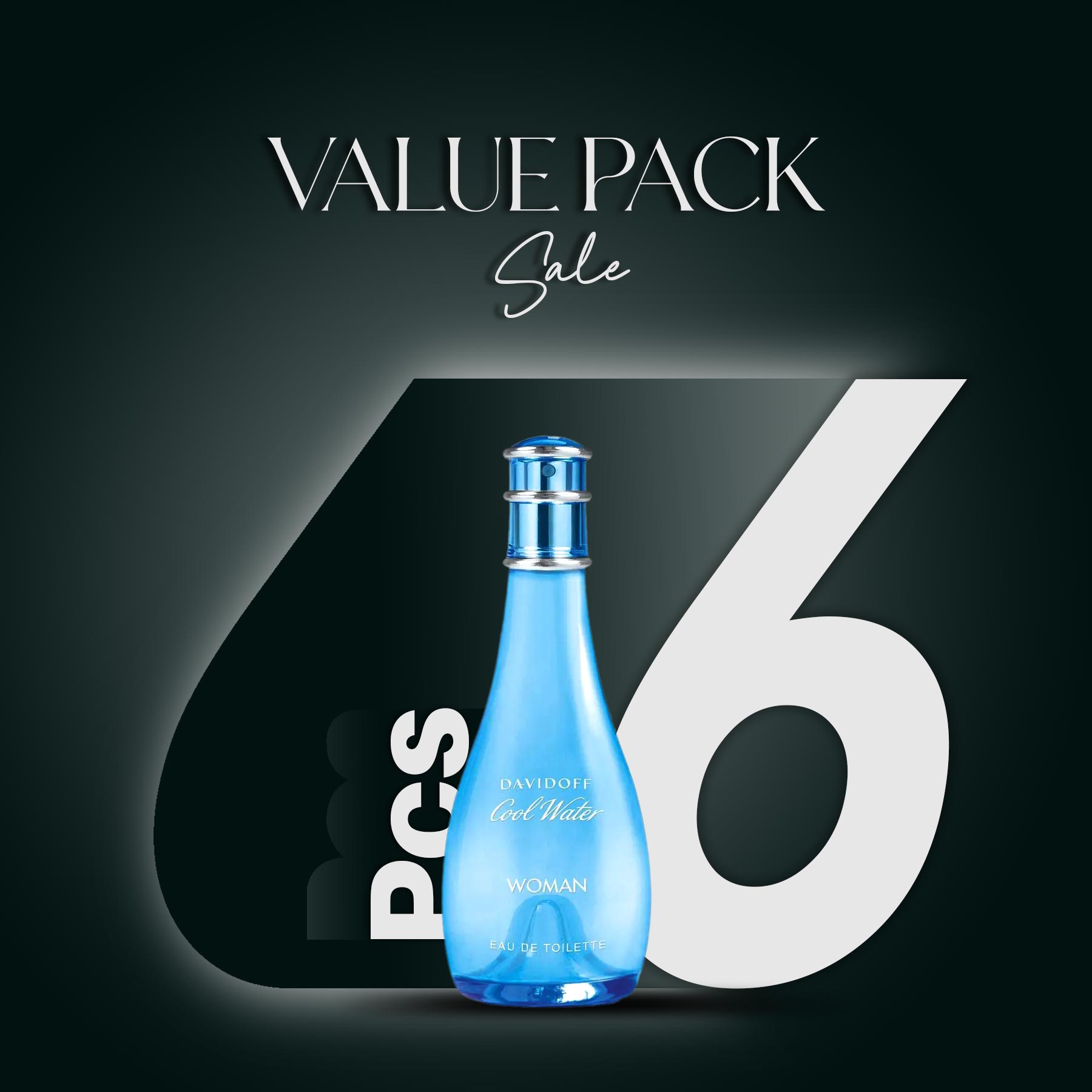 Davidoff Cool Water EDT For Women 100ML - Value Pack