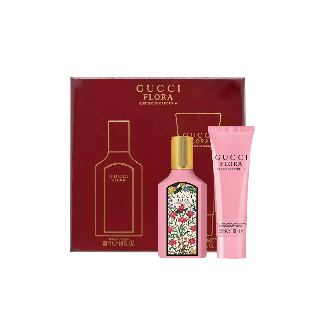 Gucci Flora Gorgeous Gardenia EDP For Women 50ML Set