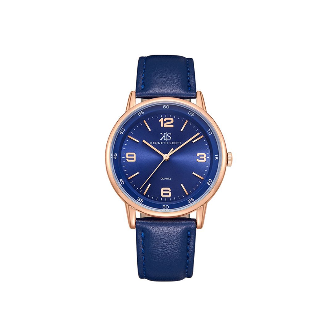 Kenneth Scott Analog Blue Dial Watch K23040 RLNN For Men