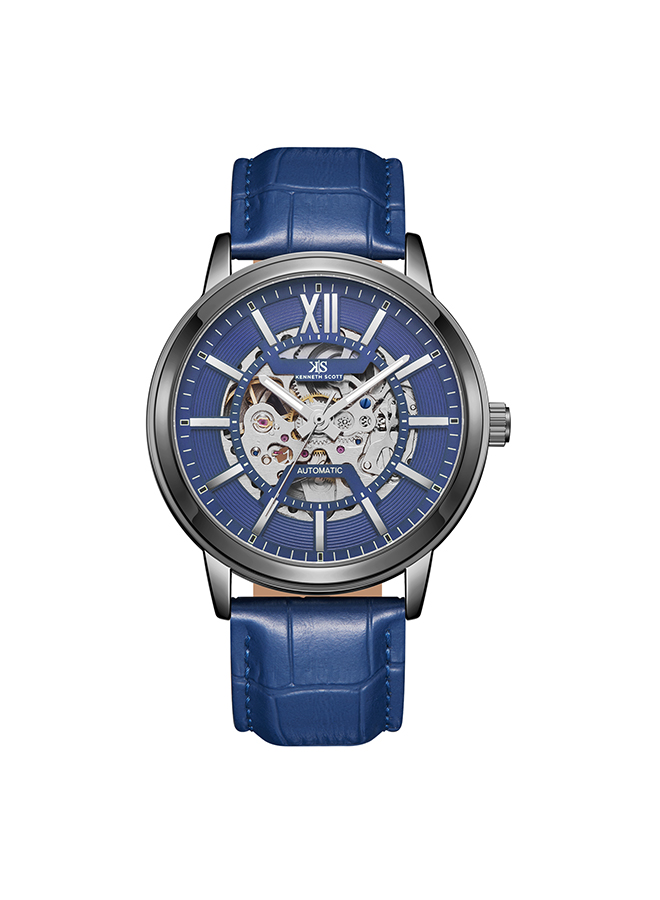 Kenneth Scott Automatic Blue Dial Watch K24323 XLNN For Men