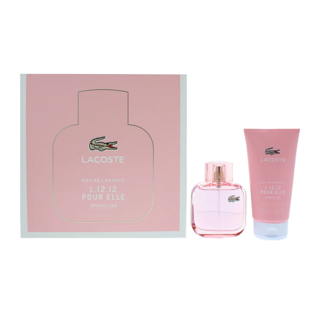 Lacoste L.12.12 Pour Elle Sparkling EDT For Women 90ML Set