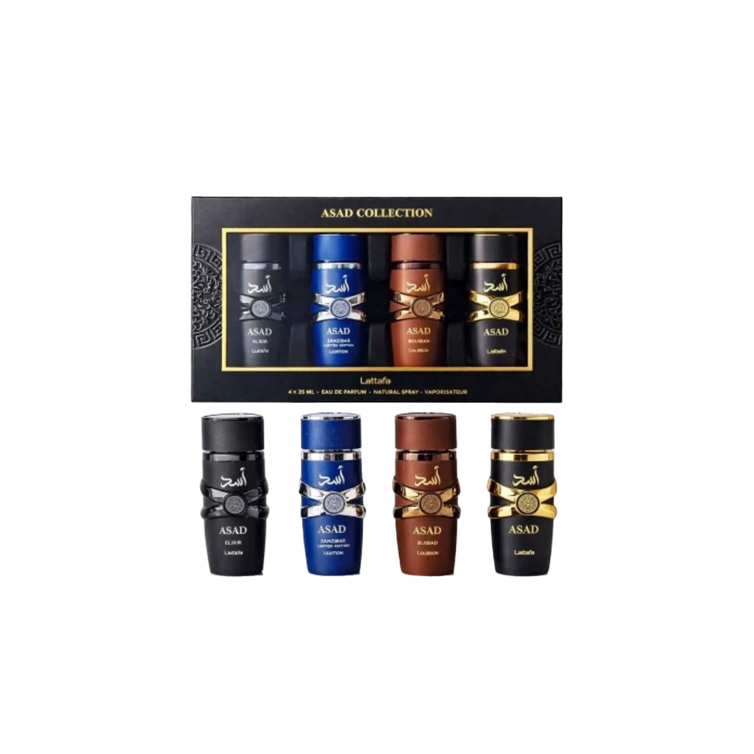 Lattafa Asad Collection For Men 4Pcs × 25ML