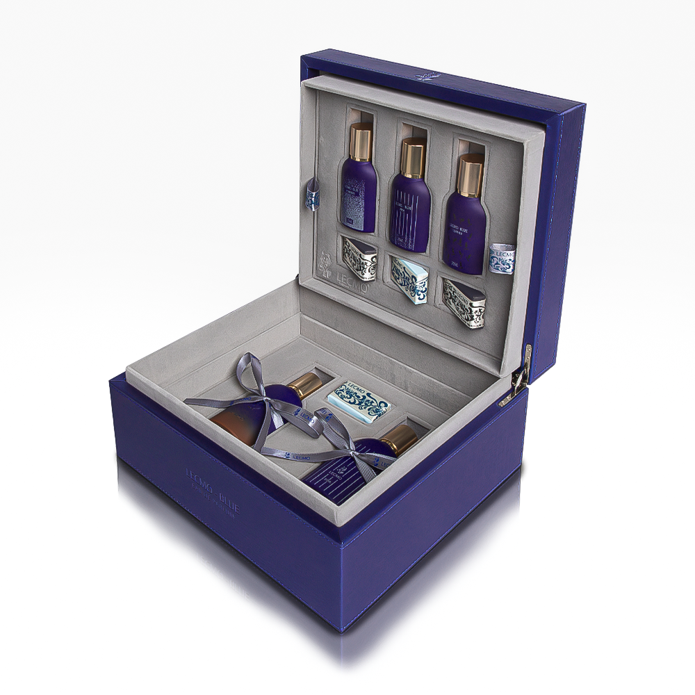 Lecmo The Blue EDP Unisex 5Pcs Set