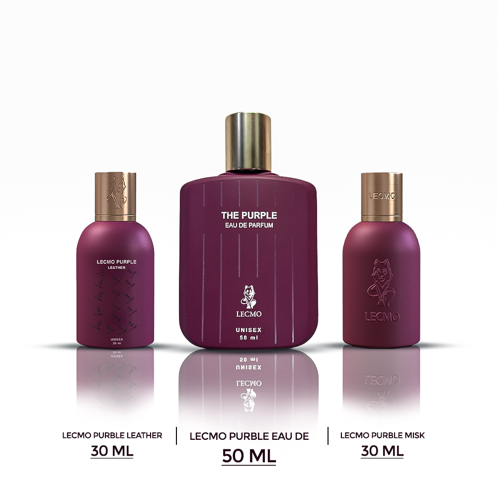 Lecmo The Purple EDP Unisex 3Pcs Set