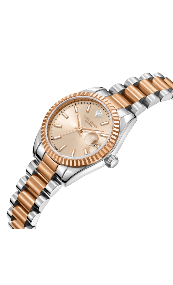 Lee Cooper Analog Rose Gold Dial Watch LC08126.510 For Women