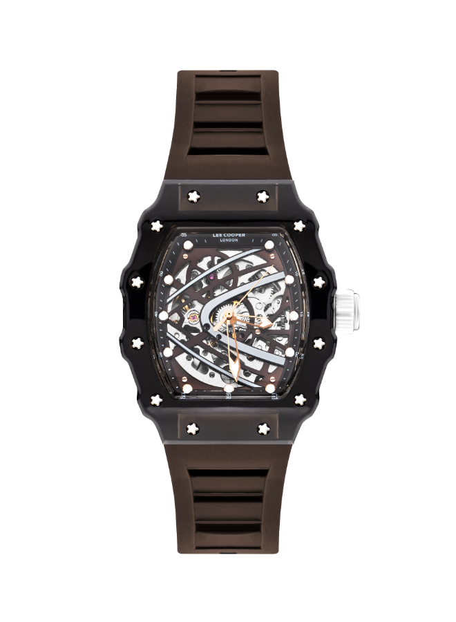 Lee Cooper Automatic Black Dial Watch LC07980.066 For Men